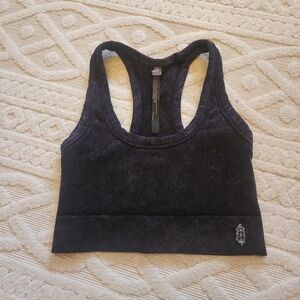 M FP Movement by Free People Black Tank Top